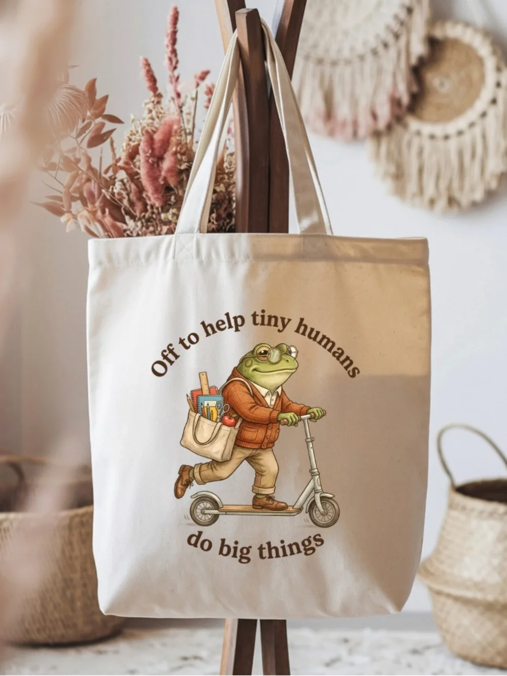Teach Tiny Humans Tote Bag